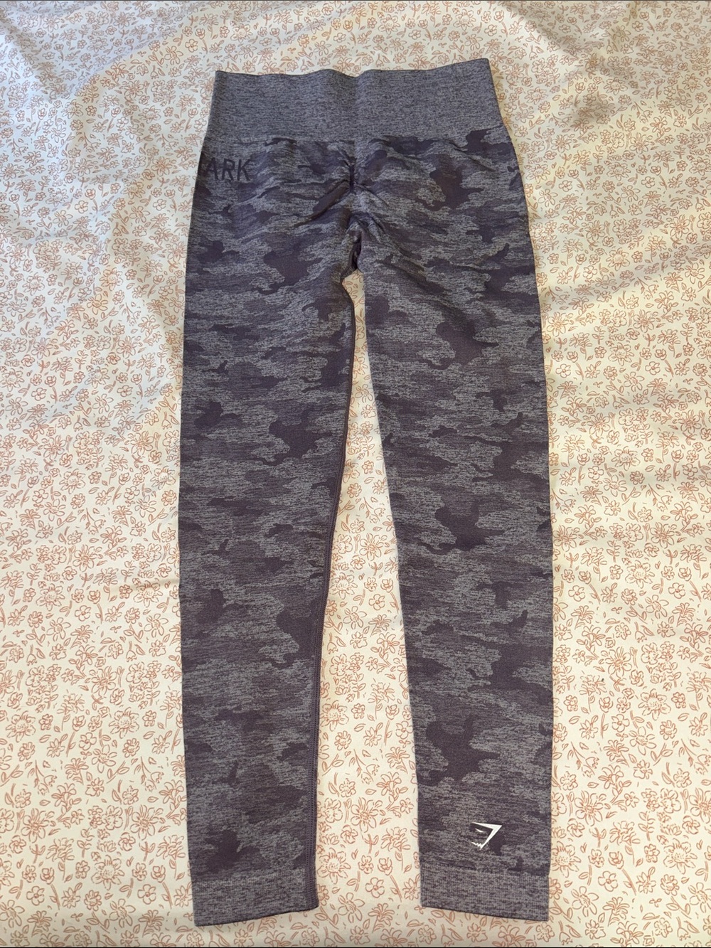 Gymshark Women’s Light Purple Camo Full Length Leggings